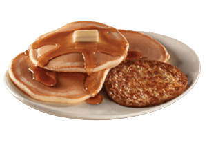 Hot Cakes con Salchicha
