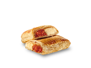 Folhado com Queijo e Tomate