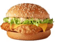Sándwich McPollo con queso
