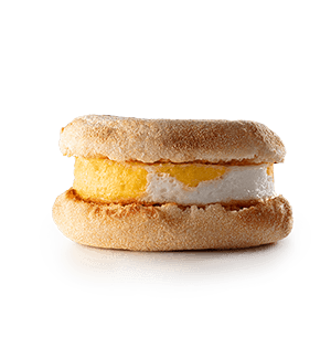 McMuffin solo de huevo sin queso
