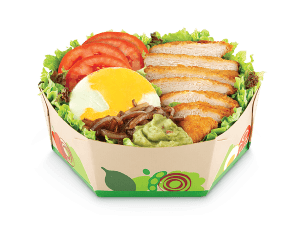 Ensalada Deli Guacamole con Pollo Crispy