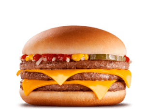 Triple Hamburguesa con Queso