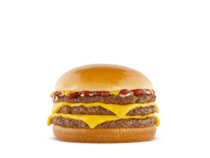 Triple Hamburguesa con Queso